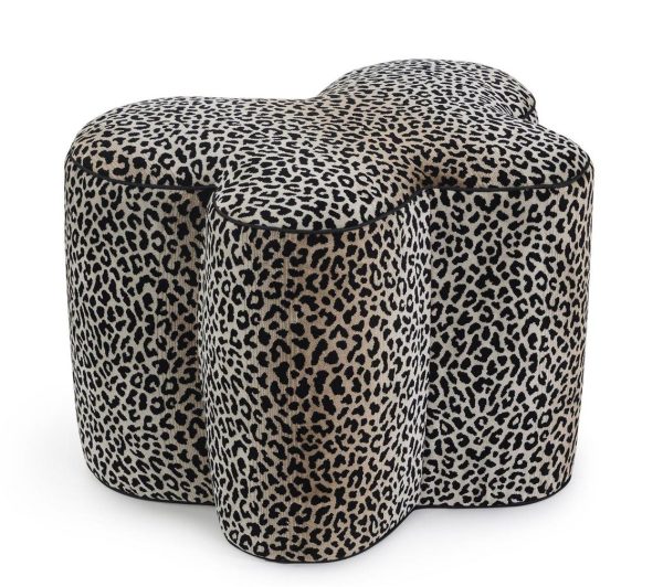 John Richard AMQ-1218-6013-AS Mariposa Small Ottoman - 6013