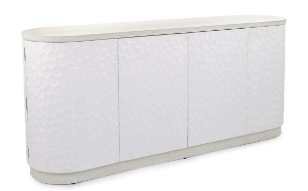 John Richard EUR-04-0818 Branca Four Door Credenza