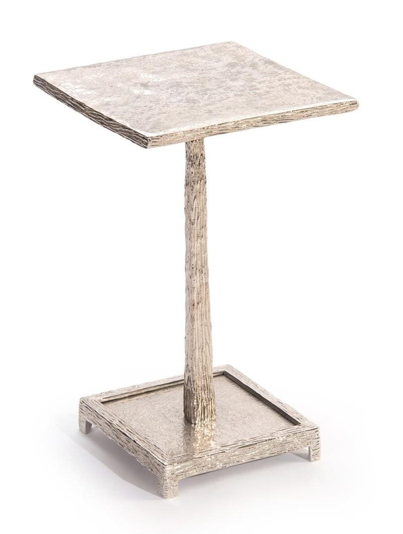 John Richard JFD-0144 Textured Nickel Martini Table
