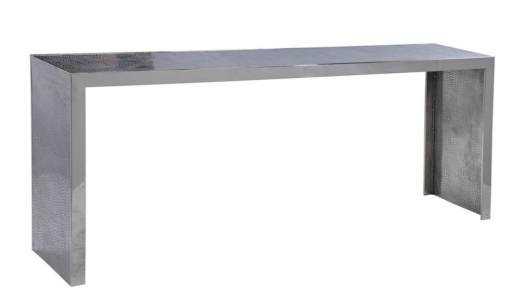 John Richard JFD-0439 Silver Serpent Console Table Small