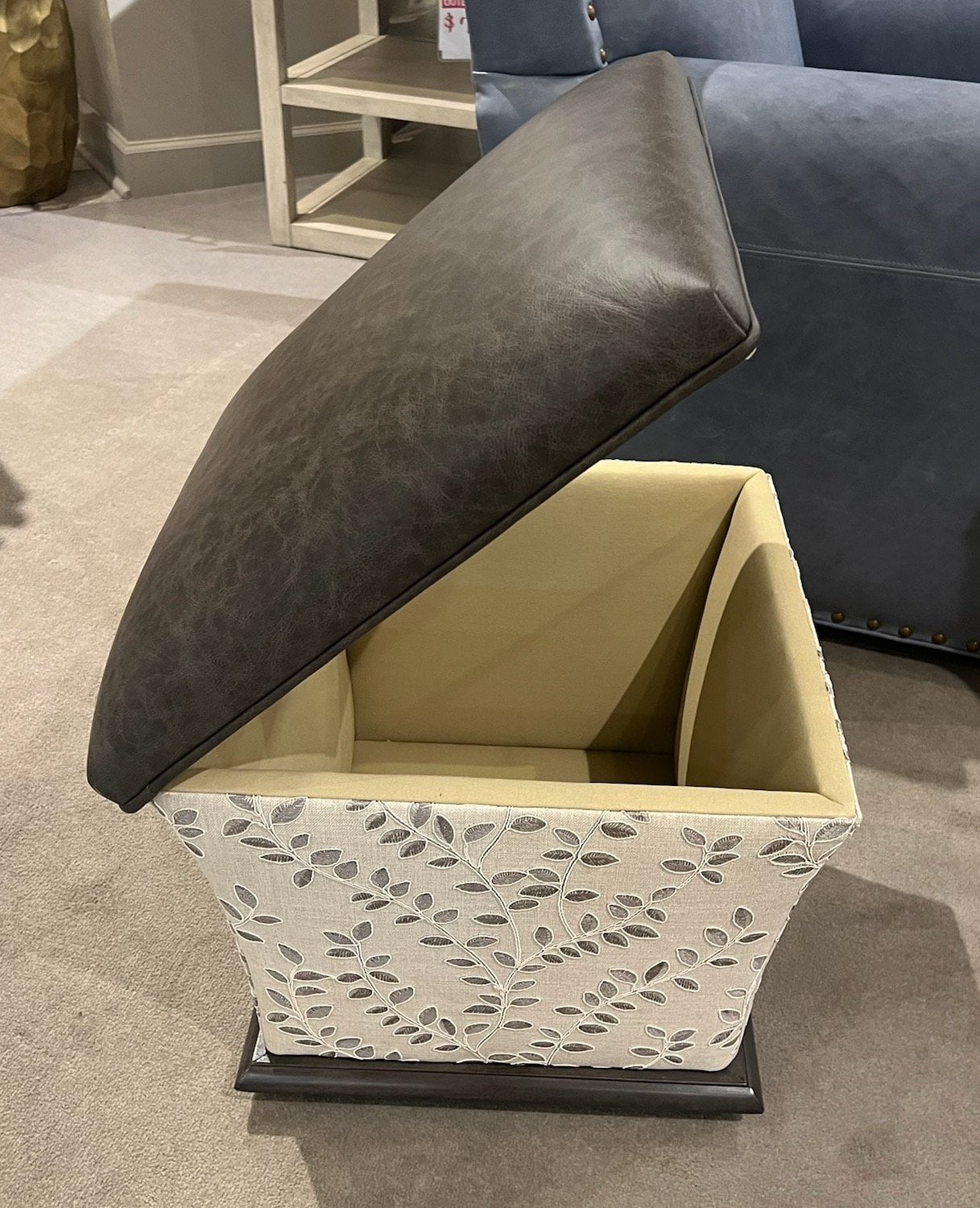 Century 33-908/70 Grays Storage Ottoman