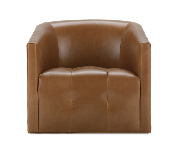Rowe Furniture P420-L-316 Pate Leather Swivel