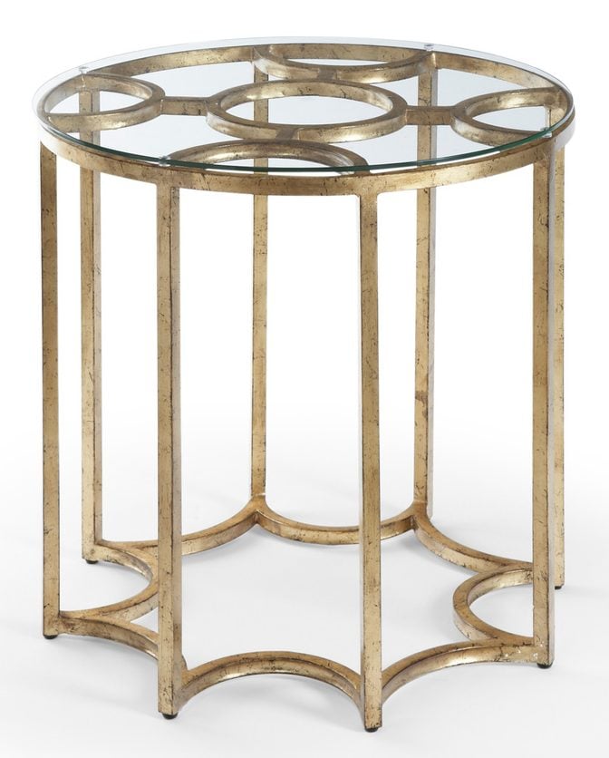 Chelsea House 380140 Lisette Side Table Gold