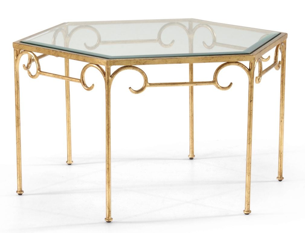Chelsea House 381472 Lorenzo Cocktail Table Gold