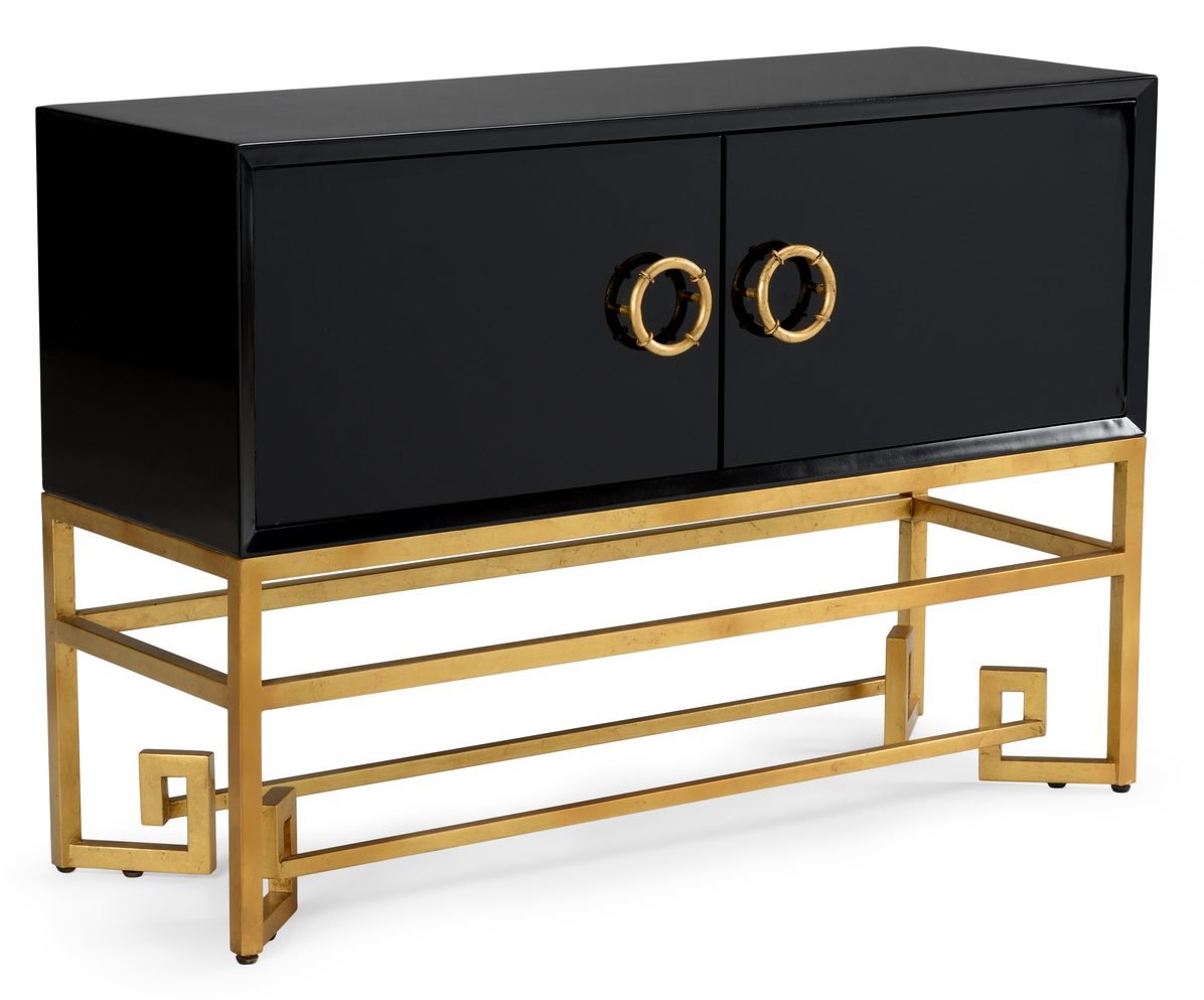 Chelsea House 382745 Decker Cabinet Black