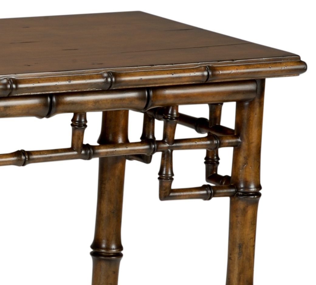 Chelsea House 383606 Bamboo Console Walnut Chelsea House 383606 Bamboo Console Walnut