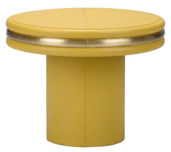 Chelsea House 385294 Edison Leather Coffee Table