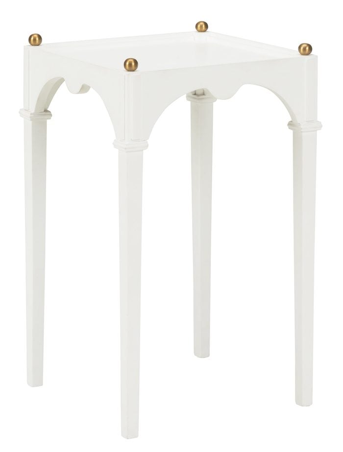 Chelsea House 385802 Kent Drinks Table White