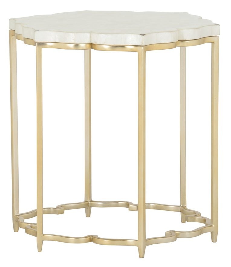 Chelsea House 385920 Lotus Flower Side Table