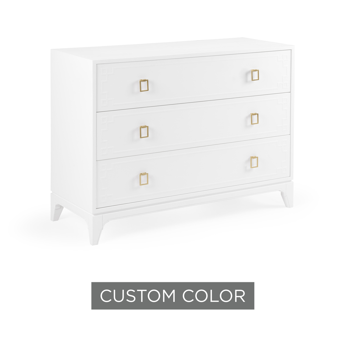 Wildwood 400019-CUSTOM Greek Key Chest - Hickory Park Furniture