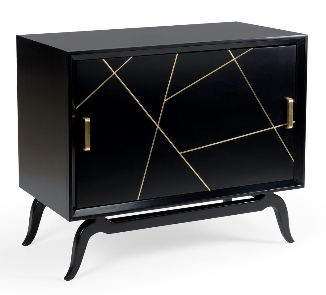 Wildwood Furniture 490477 Sinatra Drinks Cabinet Black