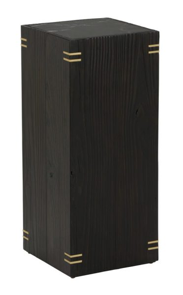 Wildwood Furniture 490801 Shou Sugi Ban Pedestal Medium