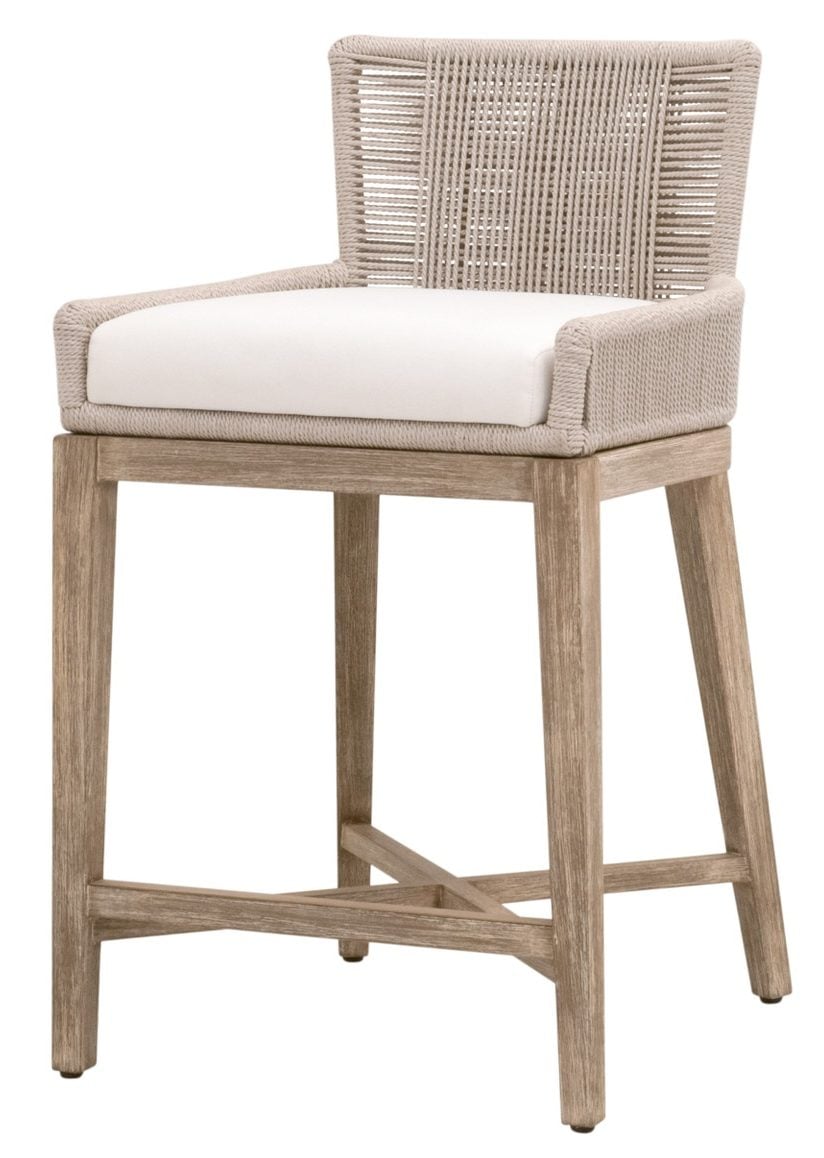 Essentials For Living 6859CS.OYS/LPPRL/NG Overlay Counter Stool