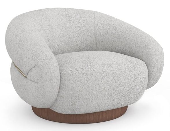 Caracole Furniture UPH-024-031-B Smoosh Swivel Chair Caracole Furniture UPH-024-031-B Smoosh Swivel Chair