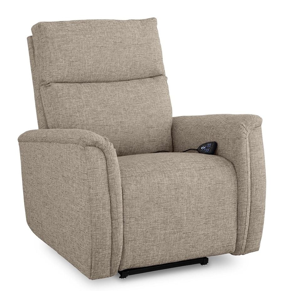 Bassett Furniture 1119-L0 Harris Pad Arm Lay Flat Swivel Power Lift Recliner