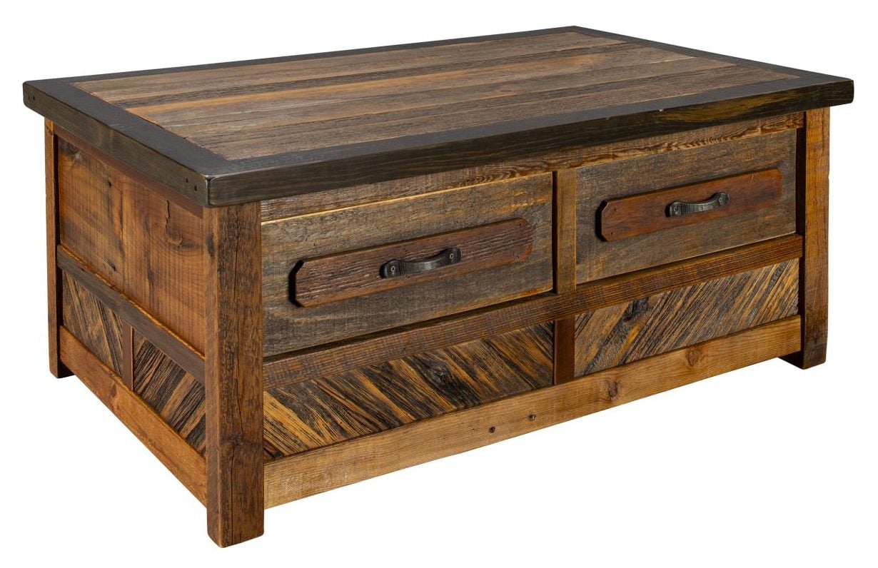 Green Gables Furniture 24530 Jackson Hole 2 Drawer Coffee Table