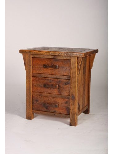 Green Gables Furniture 7404 Stony Brooke 24 X 30 3 Drawer Nightstand With Corbels