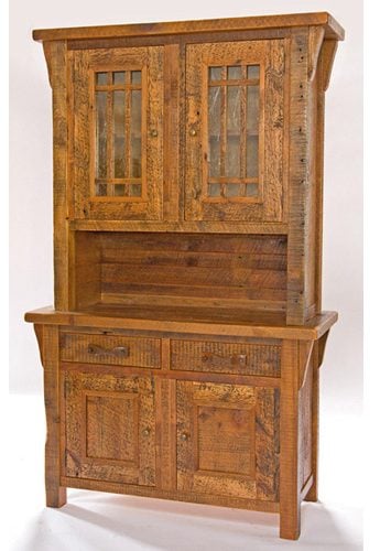 Green Gables Furniture 7718 Stony Brooke Door Hutch With Glass Doors