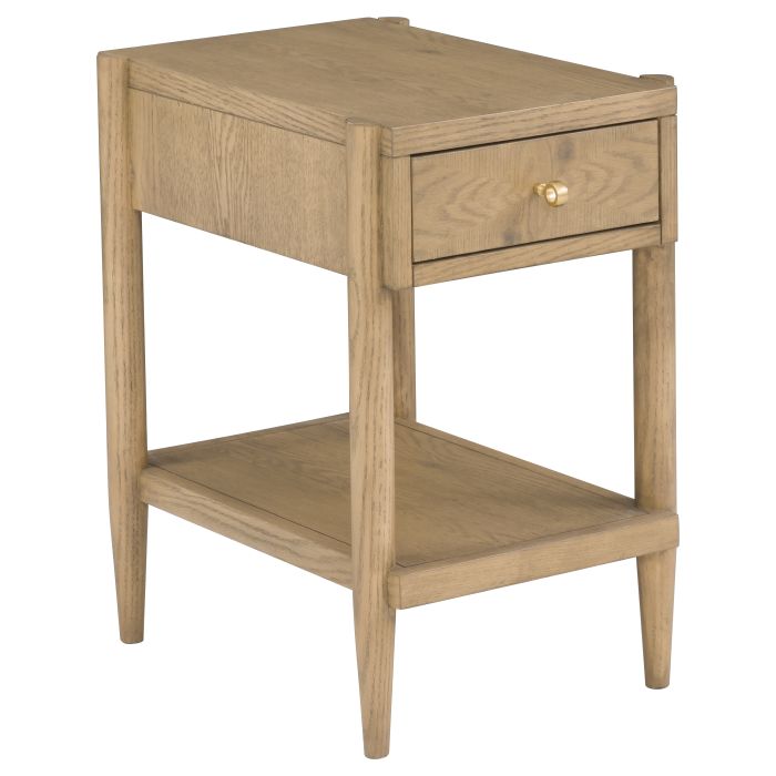 Fairfield 8057-88-S Maxwell One Drawer Rectangle Drink Table - Hickory ...