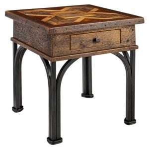 Western Heritage Furniture WH1104 Ghostwood End Table with Drawer