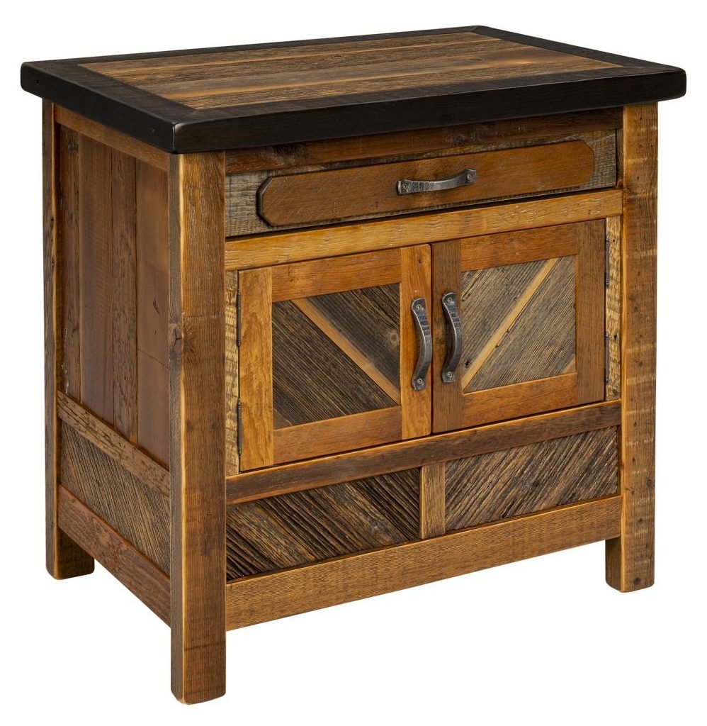 Green Gables Furniture 24008 Jackson Hole 2 Door 1 Drawer Nightstand