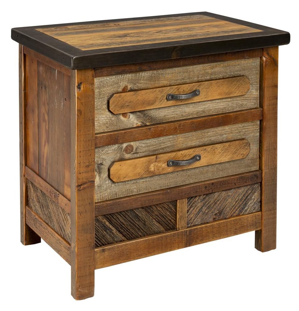 Green Gables Furniture 24004 Jackson Hole 2 Drawer Nightstand
