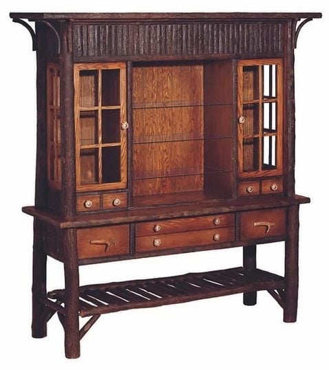 Old Hickory Furniture BR800H-700B Big Ranch China Hutch & Buffet