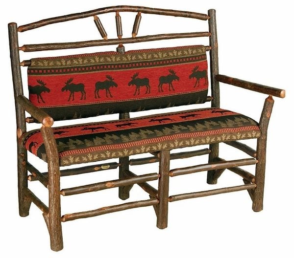 Old Hickory Furniture 610W45 Wagon Wheel Settee