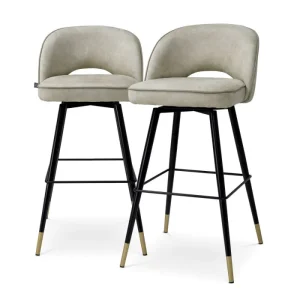 Eichholtz A119447 Bar Stool Cliff set of 2