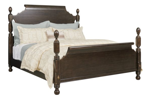 Kincaid Furniture 487-324BP Queen Brighton Poster Bed Black