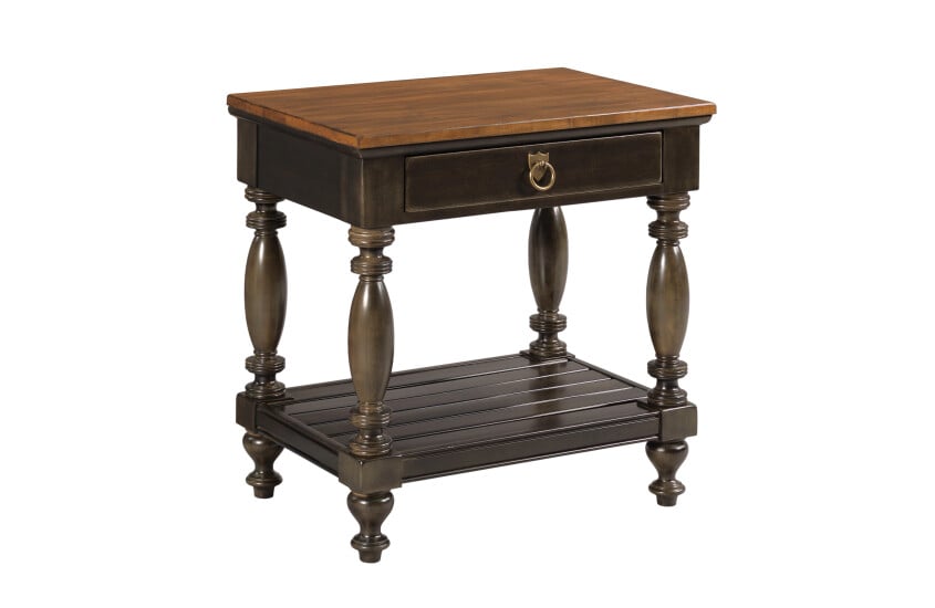 Kincaid Furniture 487-421B Warren Bedside Table Black