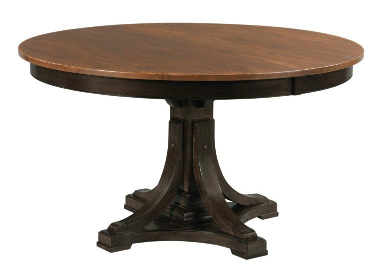 Kincaid Furniture 487-701BP Bromefield Round Dining Table Black Complete