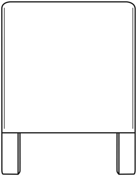 CR Laine HT101-S Short Twin Headboard