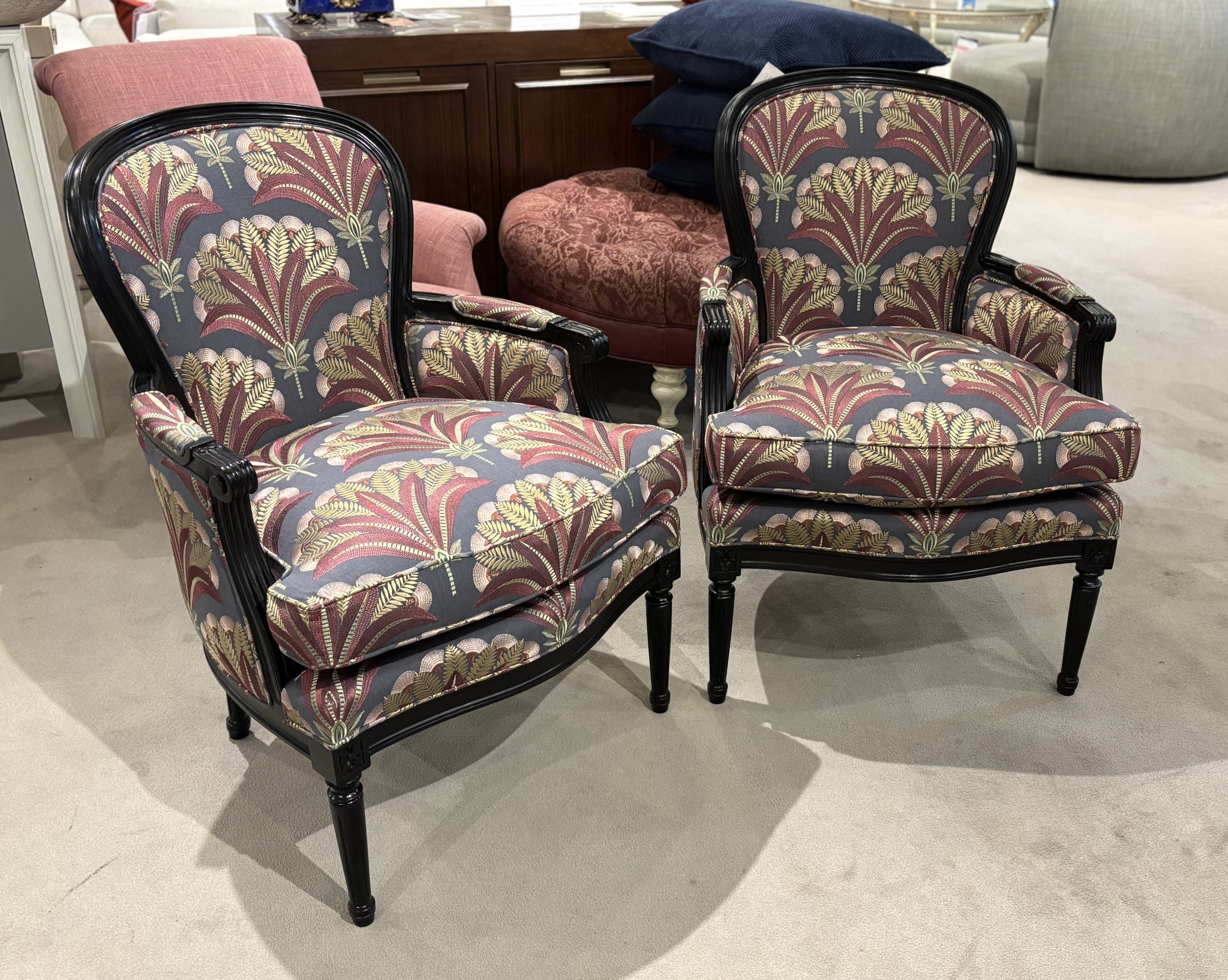 Hickory Chair HC6316-51 Louis XV Bergere Chair