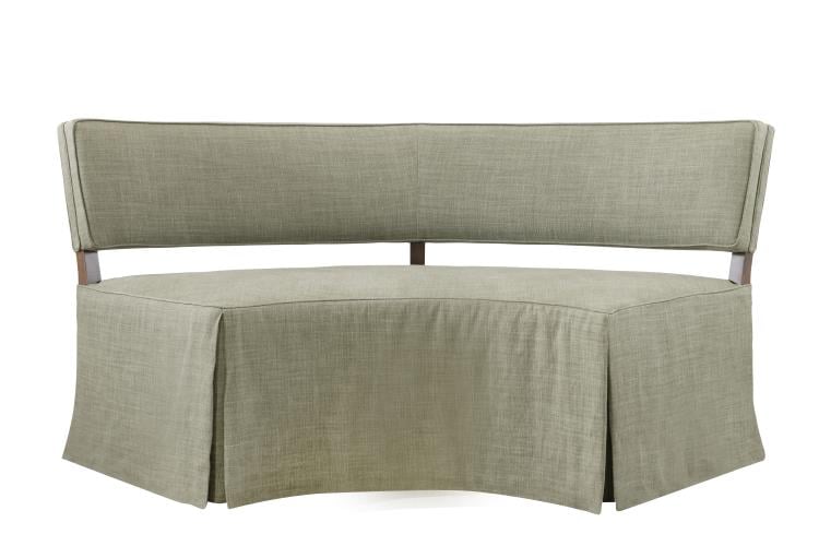 Hickory Chair HC4607-72 Luna Quarter Turn Banquette