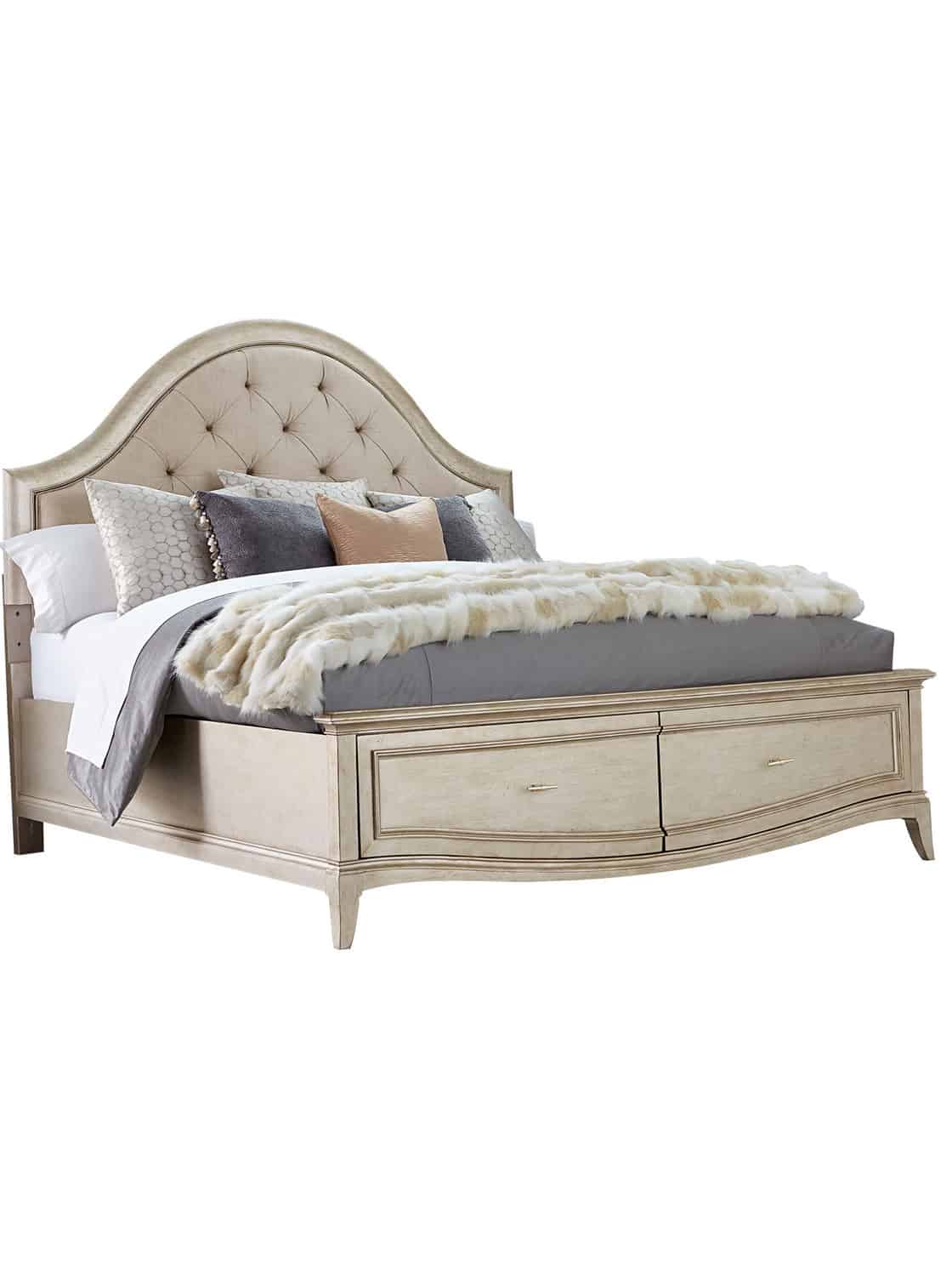 ART Furniture 406166-2227S2 Starlite King Upholstered Panel Bed with Storage