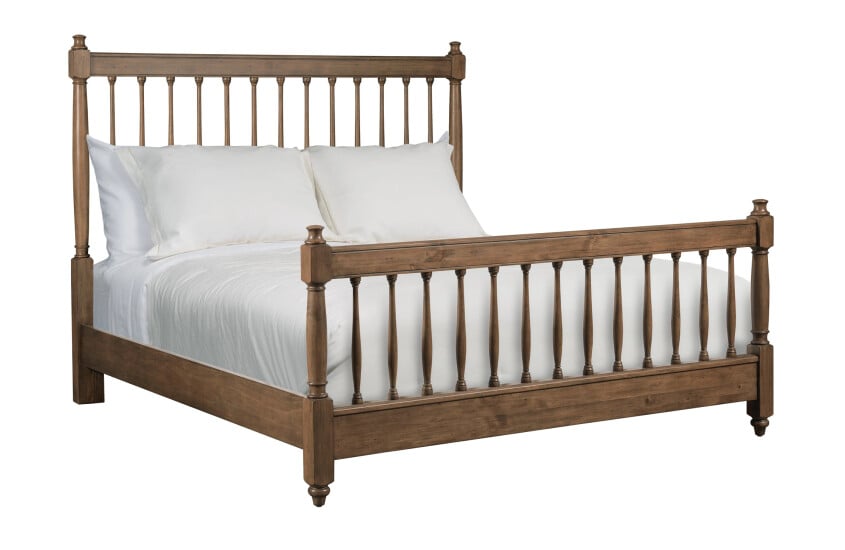 Kincaid Furniture 537-323BP Spindle Queen Bed - Bark
