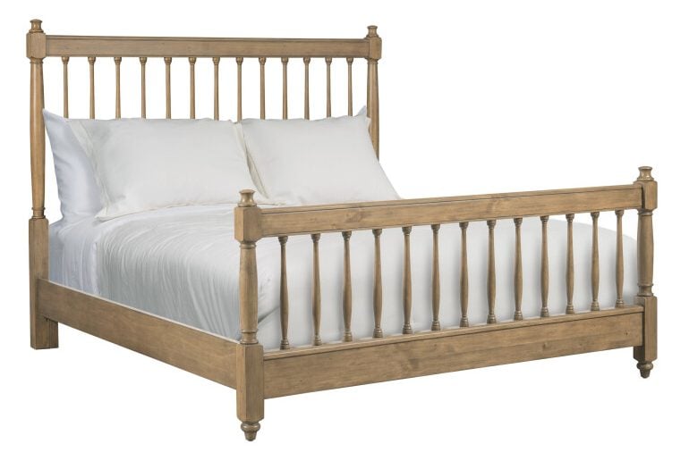 Kincaid Furniture 537-323OP Spindle Queen Bed - Oatmeal