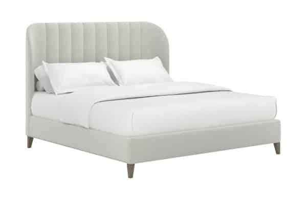 ART Furniture 413126-2743H5 Dante King Wide Chn Uph Bed Cloud