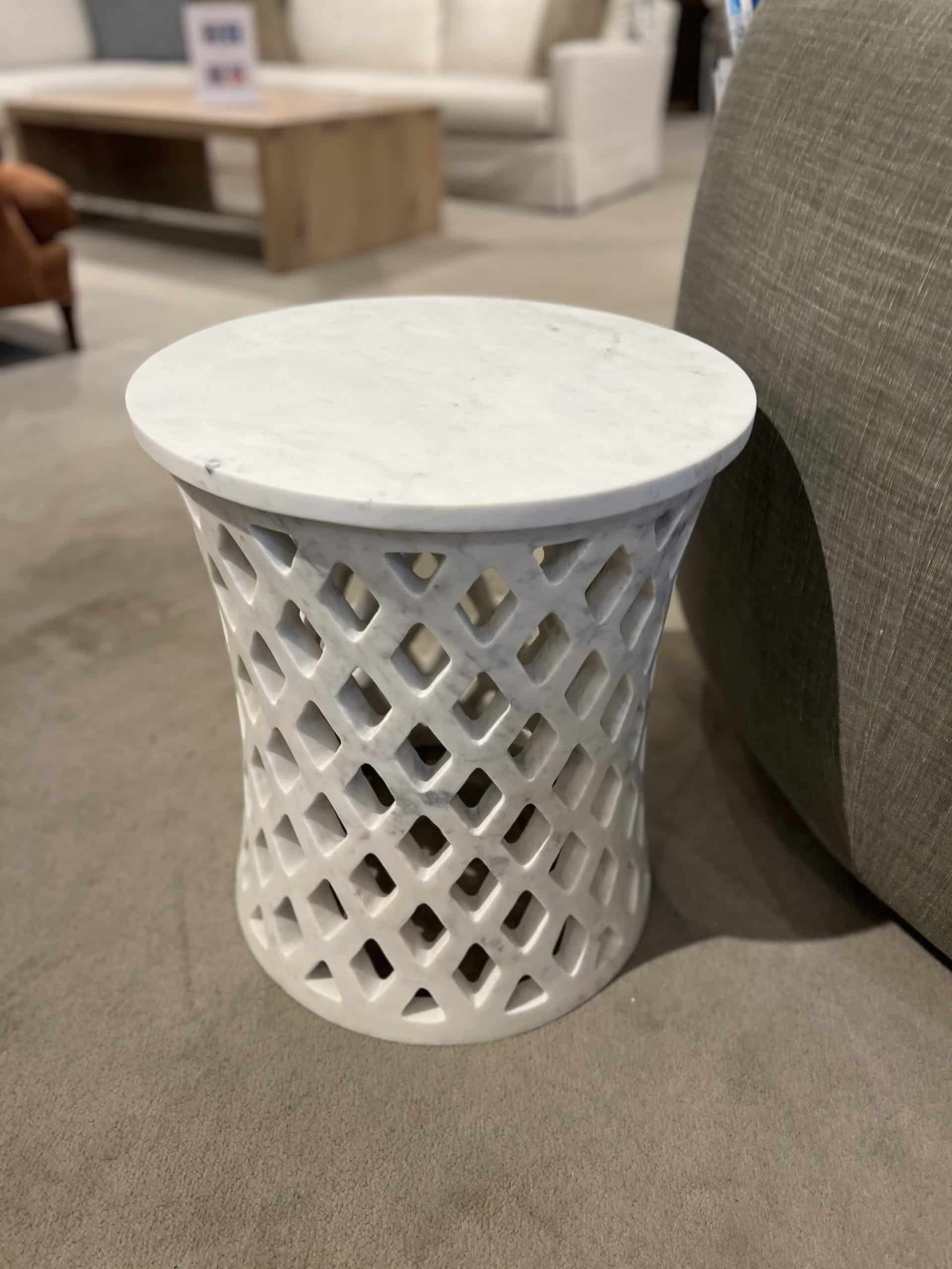 Maitland-Smith 8375-32/30 Diamond Fret Side Table Maitland-Smith 8375-32/30 Diamond Fret Side Table