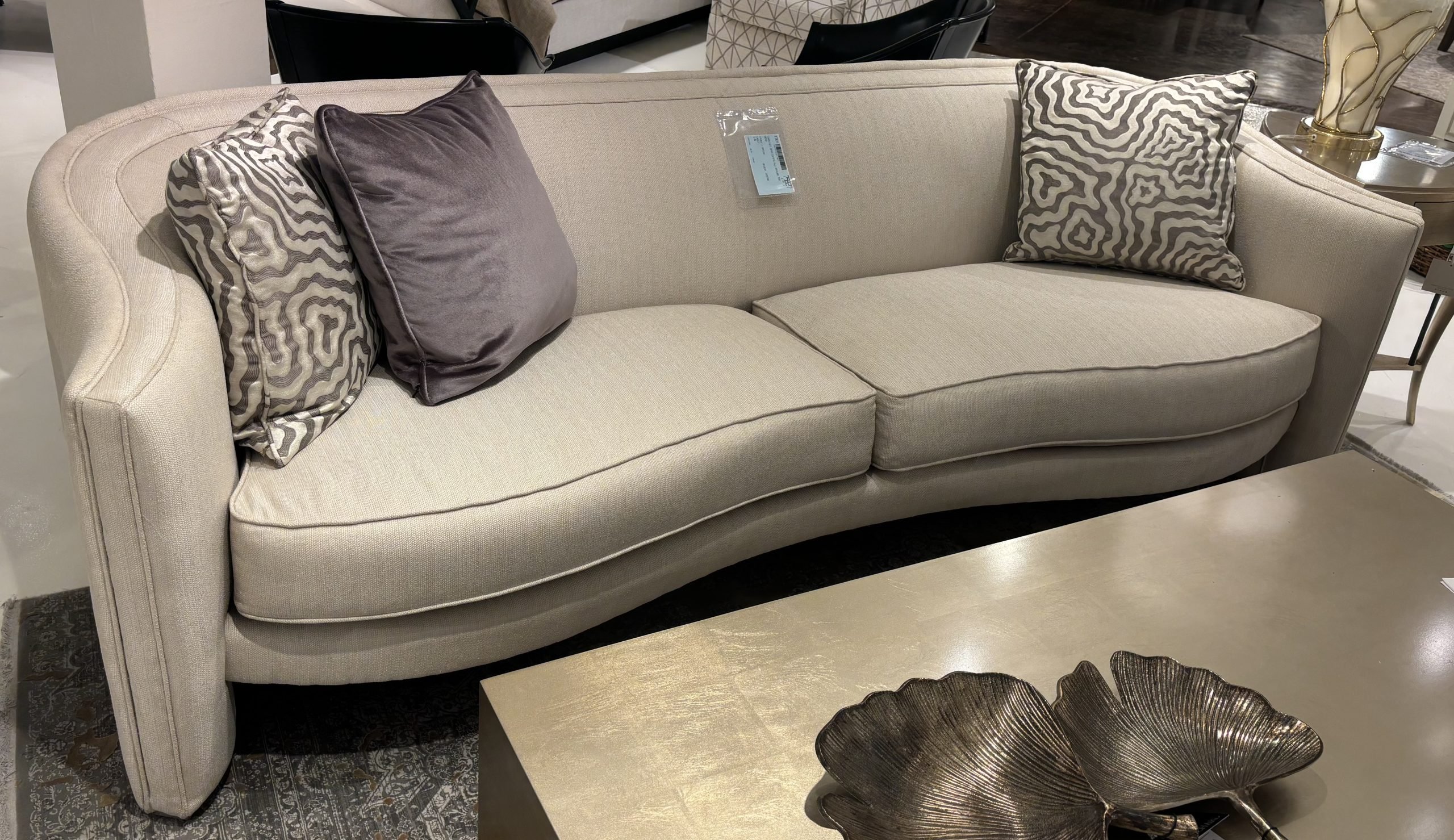 Caracole UPHSOFFUL60 Around The Bend Sofa