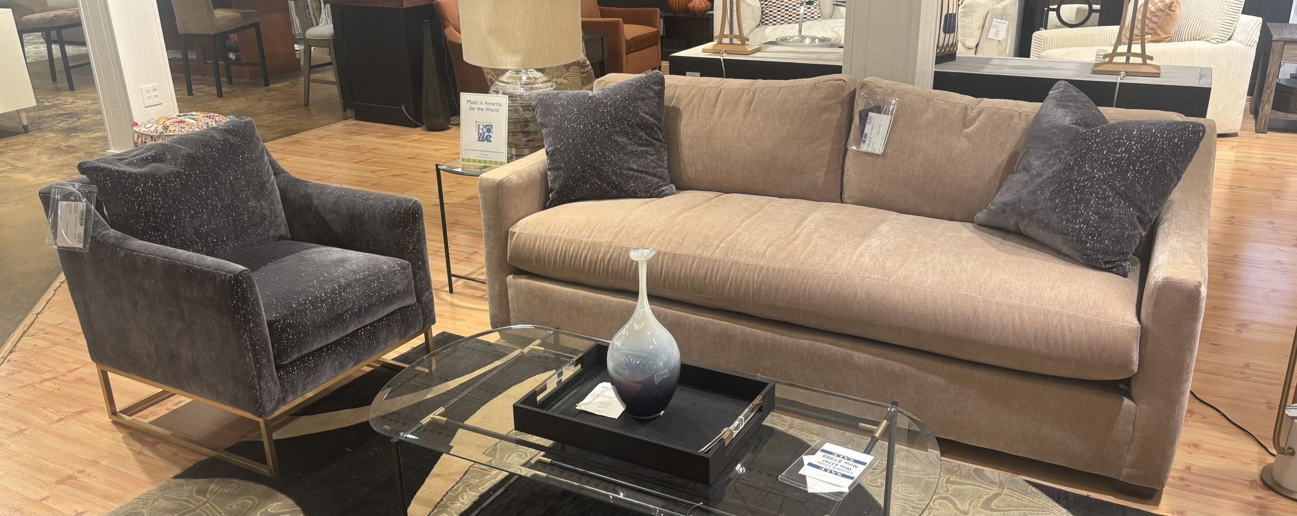 Rowe P604-033-88 Bradford Sofa and Skyler Chair