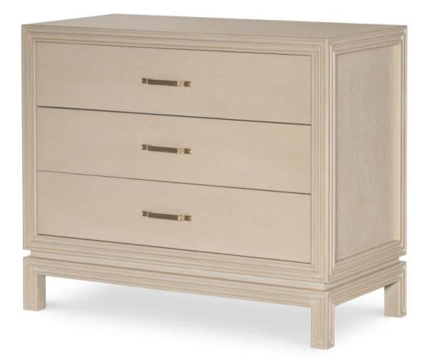 Century Furniture C7A-225-V1 Lewis Large Three Drawer Nightstand