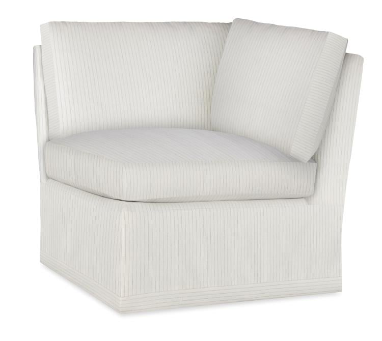 Highland House 1515CC Claude Skirted Corner Chair