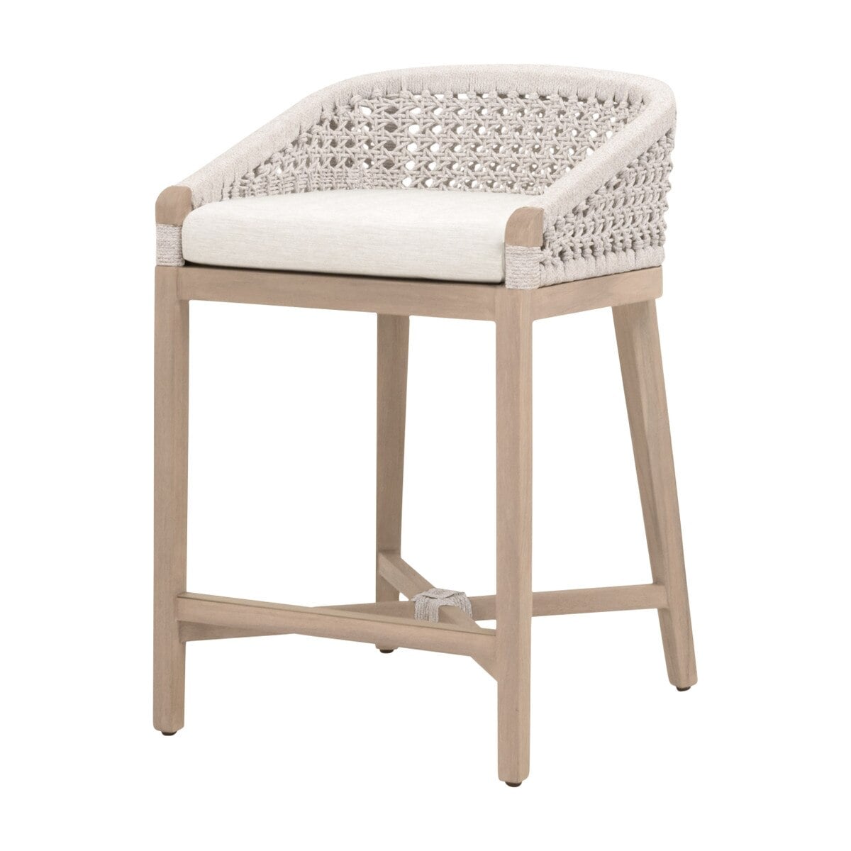 Essentials For Living 6795CS.WHT/WHT/W-ET Montecito Outdoor Counter Stool