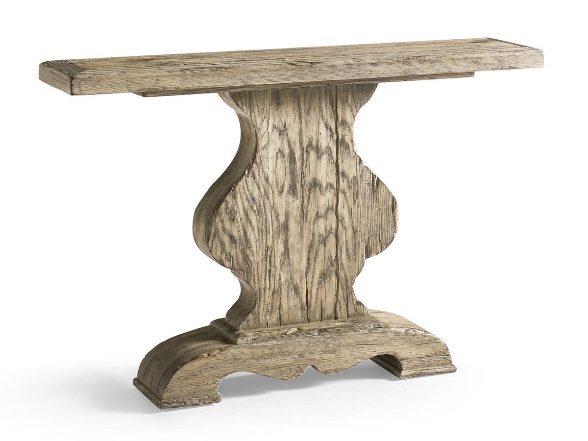 Jonathan Charles 491313-TGO Sagehill Pedestal Console Table