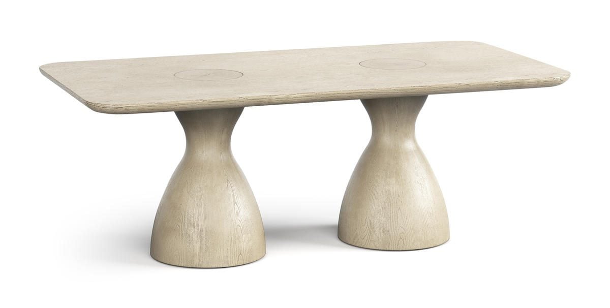 Jonathan Charles 500582-BLO-86L 86" Seamount Rectangular Dining Table