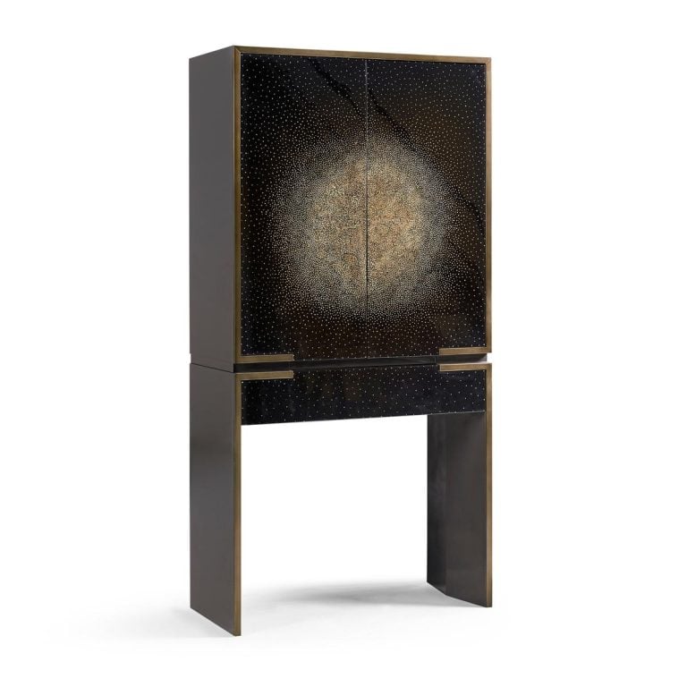 Jonathan Charles 500587-EG001 Celeste Drinks Cabinet