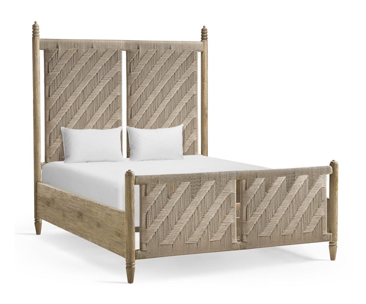 Jonathan Charles 491319-TGO-Q Sagehill Rush Queen Bed