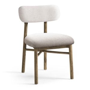 Jonathan Charles 491320-TLA-SC-F075 Stone Ridge Upholstered Dining Side Chair